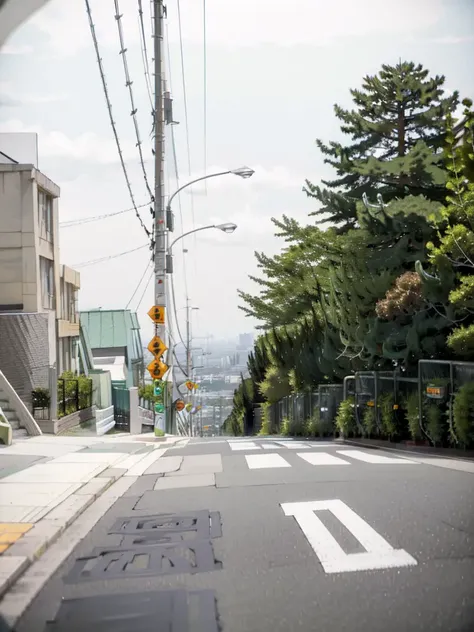 masterpiece, best quality, ultra-detailed, illustration,
kousaten1, outdoors, road, car, motor vehicle, ground vehicle, scenery, tree, power lines, street, utility pole, sky, building, day, road sign, lamppost, crosswalk, fence, traffic light, sign, city, cloud, blue sky, real world location, realistic, photo background, photo (medium),
<lora:kitakoukou-000010:1>