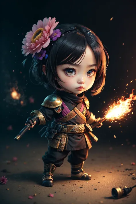 ninja,flower,character,Chibi,real,art, explosion,
yang08k, photography, beautiful,  colorful,realistic,
masterpieces, top quality, best quality, official art, beautiful and aesthetic,
<lora:yang08k:0.4>