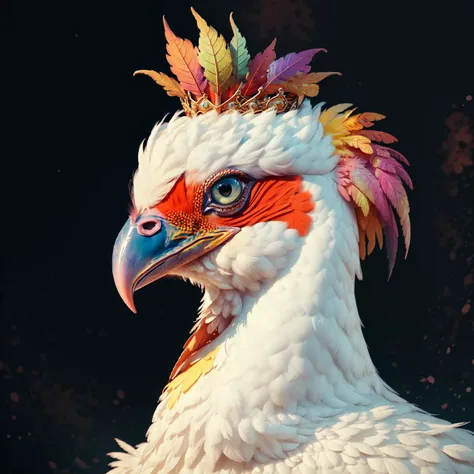 a cock, colorful,
yang08k, photography, beautiful, black background,
masterpieces, top quality, best quality, official art, beautiful and aesthetic, realistic,
<lora:yang08k:0.7>
