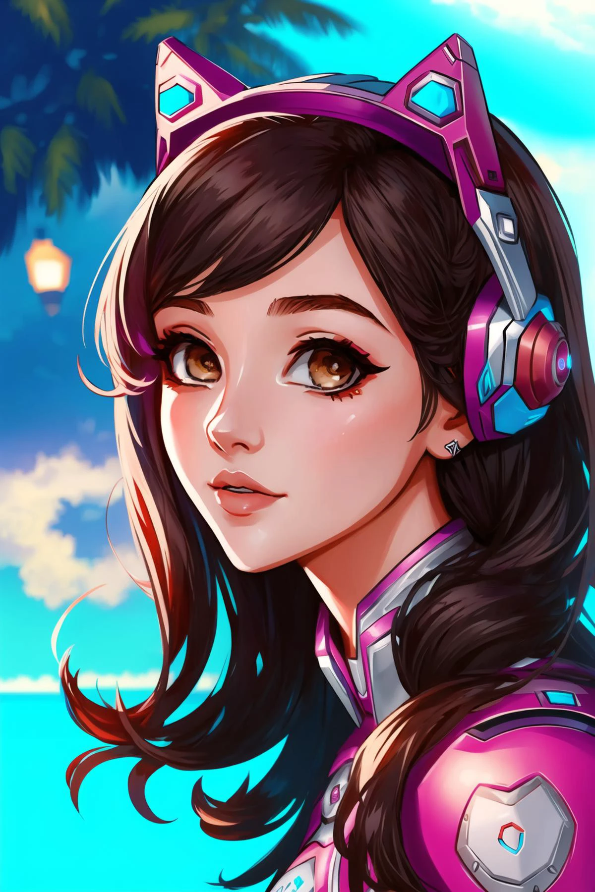 best quality, intricate details,
1girl, <lora:dVaOverwatch_v3:0.8> deeva \(overwatch 1 version\), d.va /(overwatch 1/),
<lora:aidairoStyle_v10:0.8>