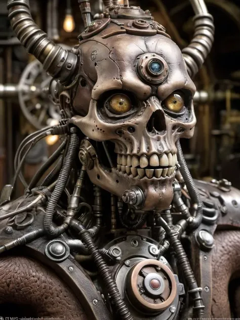 award winning photograph of a mechanarion gorgon with petrifying stare in wonderland, magical, whimsical, fantasy art concept, steampunk, intricate details, best quality, masterpiece, ultra shartp, hyper realistic, realism <lora:mechanarion:0.8>