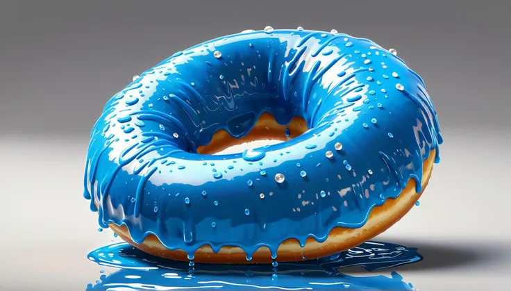 water donut, <lora:sss-000009:0.8> sss, sparkles, translucent donut, 2d, [[[thick lineart]]], game art, slime \(substance\), shiny donut particles, simple background, elegant, pixar, sideview