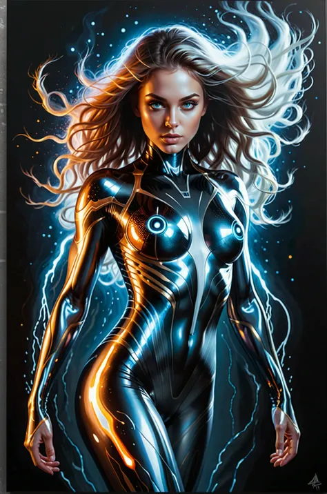 hyperealistic fantastic heroic fantasy random full body incredible portrait composition,detailed, masterpiece,ultra quality, professional life like ink illustration style, perfect shapes, volumetric realistic skin, glowing cosmic steamy eyes, detailed highlight floating hair, hard metal reflection, precise, meticulous, sharpen, intricate, beautiful, poster, trending on deviantart
<lora:xl_more_art-full_v1:0.8> <lora:aesthetic:0.8> <lora:tbh168-sdxl:1>tbh168