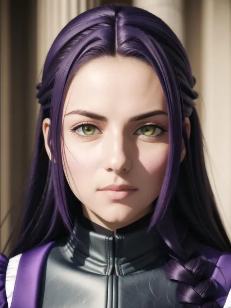 (realistic, professional photo:1.2), masterpiece, best quality, (detailed skin:1.1), portrait of FanatioPA, (fully clothed:1.2), (detailed eyes:1.1), pretty face, detailed dark purple hair, intricate dynamic background detail, <lora:SAO50LiteRS:0.6>, <lora:MBHU-TT2F:0.5>