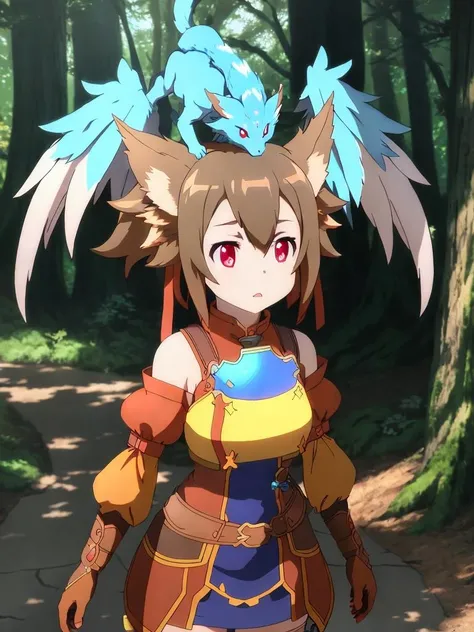 masterpiece, best quality, octane render, SilicaSAO with Pina, detailed eyes, forest, winding path, <lora:SAO50RS:1>