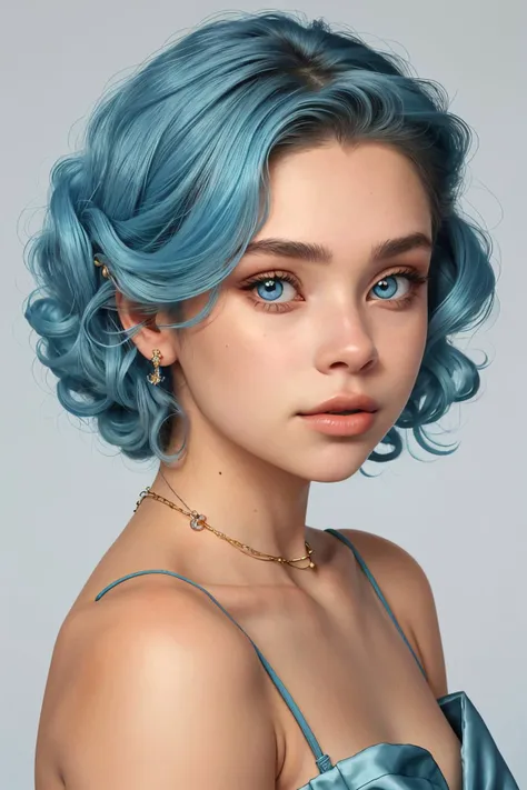 <lora:BrandyGordon_v2.1-000006:.9> BrandyGordon, focus on eyes, close up on face, wearing jewelry, Baby Blue hair styled bouncy curls