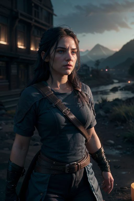 1girl, AmilaD , (elderly, 30 years old, muscle, chiseled face, long blue yonder hair, ), (linen top:1.3), (gaiters:1.5)
(River at sunrise, movie set, neon lighting, details, cinematic lighting, cinematic atmosphere, movie aesthetic:1.4), flat chest, tiny breasts, cowboy, long trousers
(extremely detailed face, extremely detailed eyes, natural skin texture, hyperrealism, ultra realistic, soft light, exquisite details and textures, intricate details, details:1.3),
(Fujifilm XT3, anamorphic lens, film grain, lightroom, 8k uhd, high quality, cinematic, ultra-detailed 8k, hdr, masterpiece, awardâwinning photograph, best quality, highres:1.3),
<lora:difConsistency_photo:0.4>