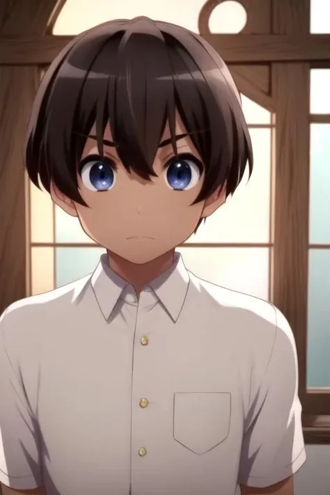 masterpiece, best quality, sketch, 1boy, solo, male focus, looking at viewer, upper body, , , , <lora:makoto_isshiki:0.80>, makoto_isshiki, brown hair, blue eyes, , shrine,