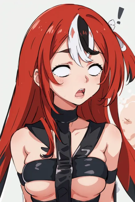best quality, intricate details,
1girl,   <lora:hakosBaelzHololive_v11:0.8>
 <lora:hotLimitMemeAttire_v10:0.8> hot limit, underboob, 
 <lora:surprisedblankeyes_v10:0.8> blank eyes, surprised,  <lora:poseLORAPeekingOut_v10:1> peeking out upper body,