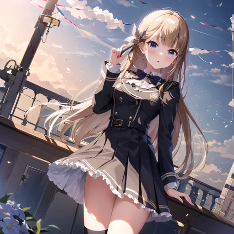 high quality, best quality, masterpiece, absurdres, suzu narumiya, uniform, 1girl, <lora:suzu:0.75>