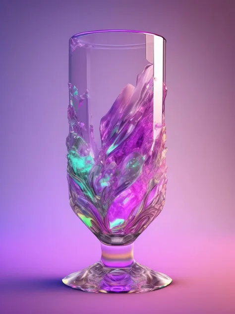 <lora:GRAALGLASS:1>smashed water glass, highly detailed photo, psychedelic lighting