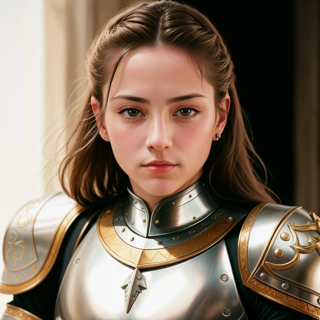 RAW photo, absurdres, high quality, photorealistic,
detailed and realistic portrait of a muscular female knight, leather armor, staring at camera, detailed and intricate armor, no helmet,
Leica 35mm, f/2.8, 8k uhd, dslr, film grain, Kodacolor Gold 100, Canon Powershot, detailed, sepia