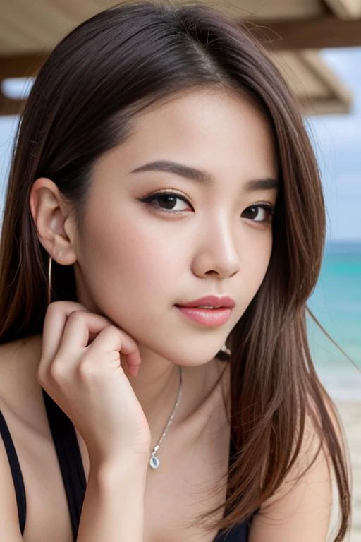 a sserafimsakura,hyper realistic,lifelike texture,dramatic lighting,Nikon RAW photo,8k,Fujifilm XT3,masterpiece,best quality,realistic,(photorealistic:1.4),ultra detailed,extremely detailed face,,
pov,aqua eyes,grey to brown gold gradient hair,((beautiful face)),((beautiful eyes)),hair between eyes,hair half undone,(\(full body view\):0.7),
(jumping pose:0.5),KPOP idol,look like beautiful goddess,sunburst background,seascape,((white sandy beach)),
pureerosface_v1,pureerosface_v1 kawaii_asian,ulzzang-6500-v1.1, badhandsv5, badhandsv5, badhandsv5,