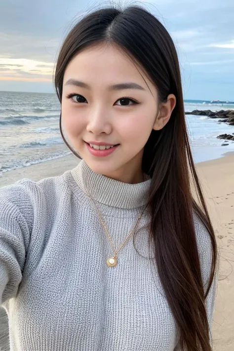 a sserafimsakura,hyper realistic,lifelike texture,dramatic lighting,Nikon RAW photo,8k,Fujifilm XT3,masterpiece,best quality,realistic,(photorealistic:1.4),ultra detailed,extremely detailed face,,
pov,aqua eyes,grey to brown gold gradient hair,((beautiful face)),((beautiful eyes)),hair between eyes,hair half undone,(\(full body view\):0.7),
(jumping pose:0.5),KPOP idol,look like beautiful goddess,sunburst background,seascape,((white sandy beach)),
pureerosface_v1,pureerosface_v1 kawaii_asian,ulzzang-6500-v1.1, badhandsv5, badhandsv5, badhandsv5,