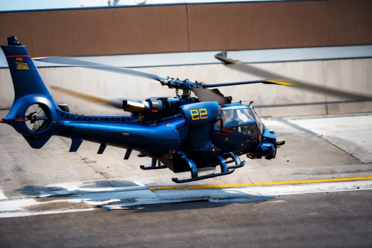 (masterpiece, best quality:1.2), ultra-detailed, helicopter (flying:1.5) EdobBlueThunder, (realistic:1.5), <lora:EdobBlueThunder_v1.0:1>