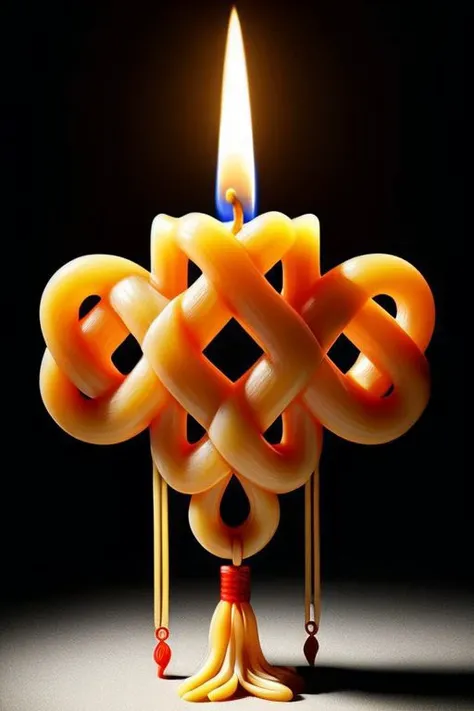 mad-candle Chinese knot,<lora:Candles_SDXL:0.8>,, (masterpiece, best quality, high quality, highres, ultra-detailed),