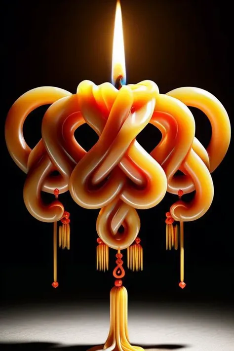 mad-candle Chinese knot,<lora:Candles_SDXL:0.8>,, (masterpiece, best quality, high quality, highres, ultra-detailed),