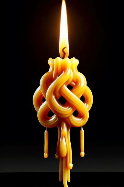 mad-candle Chinese knot,<lora:Candles_SDXL:0.8>,, (masterpiece, best quality, high quality, highres, ultra-detailed),