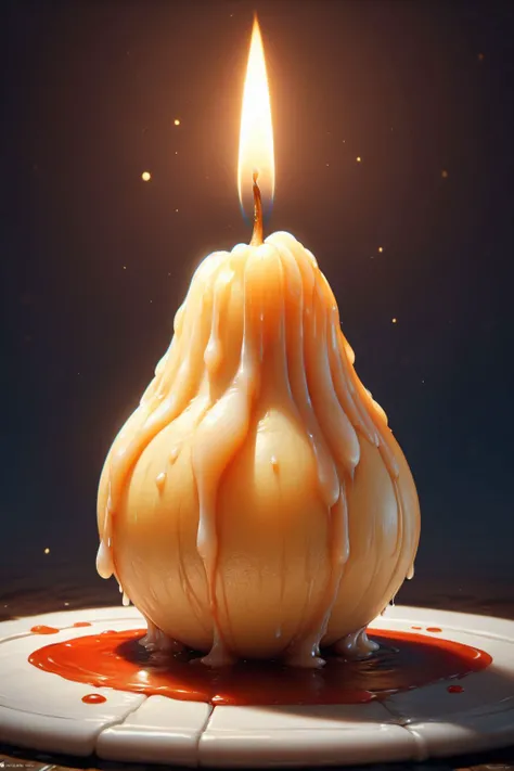 mad-candle pear,<lora:Candles_SDXL:0.7>,, (masterpiece, best quality, high quality, highres, ultra-detailed),