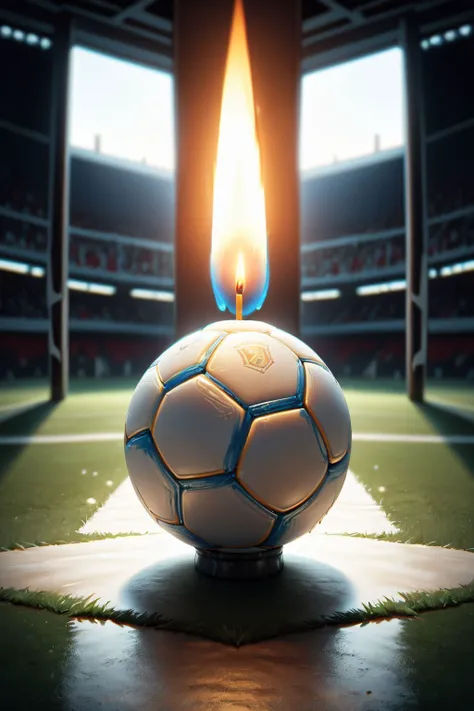 mad-candle soccer,<lora:Candles_SDXL:0.7>,, (masterpiece, best quality, high quality, highres, ultra-detailed),