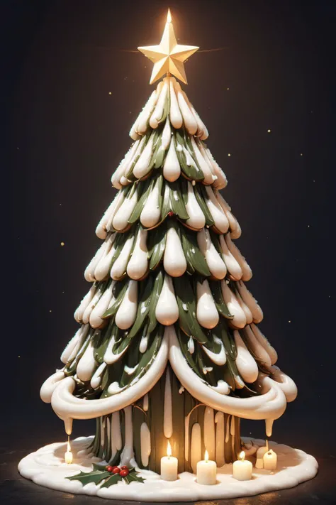 mad-candle christmas tree,<lora:Candles_SDXL:0.6>,, (masterpiece, best quality, high quality, highres, ultra-detailed),