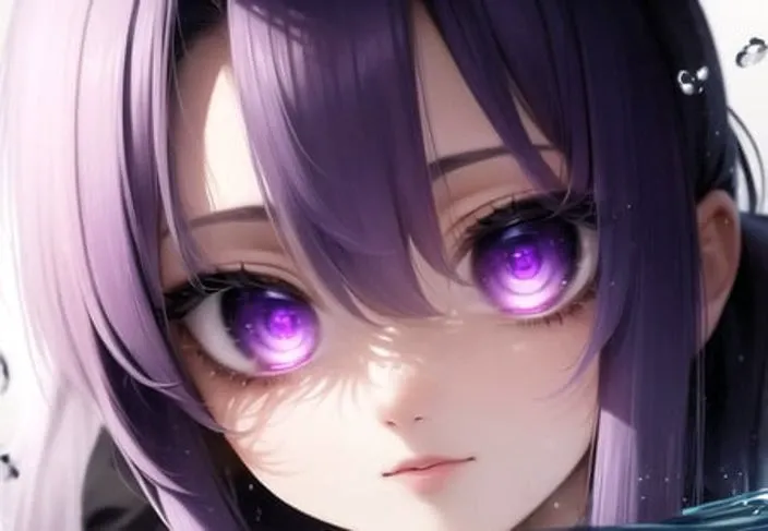 8k, masterpiiece, high quality, portrait of (very cute young girl, big anime purple  eyes, (water in eyes), dress. soft light, light particles) <lora:hypnosisSpiralEyesPupils_circleV10:0.8> <hypernet:axsensInspired_axsensV7:0.3>