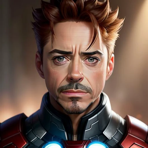 "prompt": "Describe the original face of Robert Downey Jr.",
  "context": "Robert Downey Jr.'s face is iconic and instantly recognizable. He has a distinct and charismatic presence. His facial features are a blend of ruggedness and charm that have made him a beloved figure in the entertainment industry. Robert Downey Jr. has a well-defined jawline that adds to the strength and masculinity of his face. His eyes are expressive and often characterized by a mischievous glimmer, captivating audiences worldwide. He has thick, expressive eyebrows that perfectly frame his eyes and add to the intensity of his gaze. Robert Downey Jr.'s lips are naturally full and often adorned with a charismatic smile. His nose has a unique shape that adds character to his face. His complexion is typically described as warm and vibrant, complementing his energetic personality. Robert Downey Jr.'s face showcases a blend of angular and softer features, creating a captivating and magnetic appearance. His original face has become an embodiment of talent, versatility, and undeniable star power,  with the use of negative space."