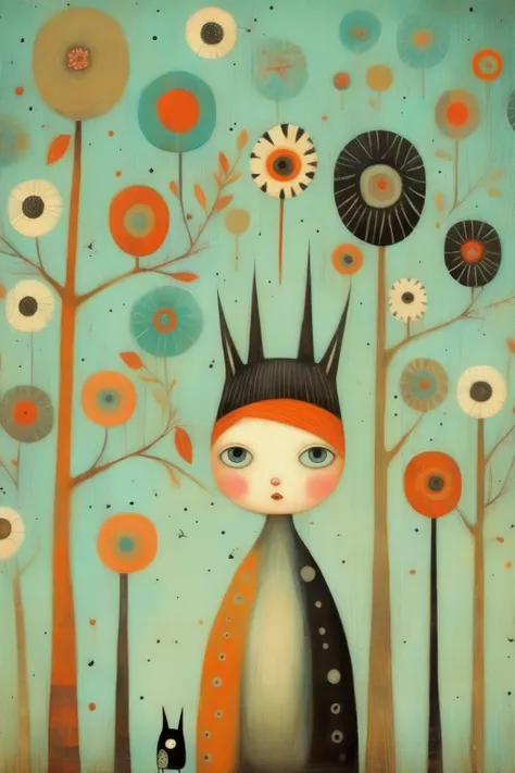 <lora:Tracie Grimwood Style:1>Tracie Grimwood Style - etsy, cute quirky designs but flat on canvas