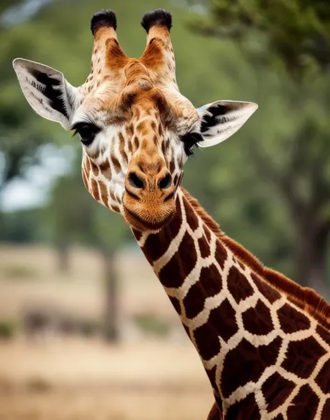 photo of a giraffe, photo realistic, high details, 8k, best quality