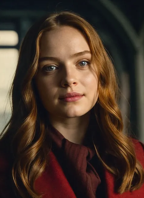 <lora:lora_sadie_v1_from_v1_160:1.2> a stunning photo of sks woman smirking, natural lighting, epic character composition,sharp focus, film grain