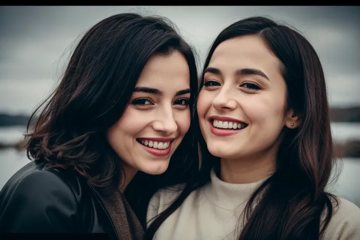 <comment:SUBJECT:0>
(((2 girls))), (heartful laughing:1.6), full of joy, petite faces, in nature, winter, snowfall, on the shore of a small lake,
<comment:DESCRIPTOR:0>
Porta 160 color, taken with ARRI ALEXA 65, bokeh, sharp focus on the subject, shot by Don McCullin,
fiine details, 8k, HDR, realism, realistic, key visual, film still, superb cinematic color grading, perfect round eyes, 8k uhd, dslr, bright lighting, high quality, film grain, Fujifilm XT3
delicate pretty, solemn deep colors, radiant light, detailed, elegant, highly saturated, sharp focus, graceful, epic composition, intricate, glorious, sublime, dramatic, cinematic, fine decorative detail, full color, cool, iconic, expressive, vibrant, great, perfect, awesome, focused
<comment:WEBSITE_ARTIST:0>
<comment:LORAs:0>
<comment:EMBEDDINGS:0>