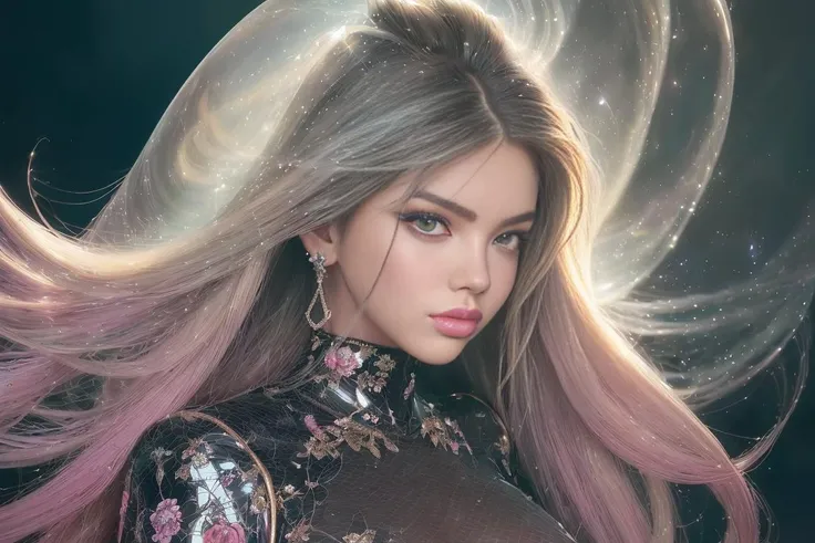 (danahamm:1.0),(realistic:1.4),best quality,ultra high res, (photorealistic face:1.3),(gucci suit:1.4),(1 girl:1.2),intricate earrings,(extremely long hair:1.3),(highly detailed hair),(flowing voluminous long hair:1.2),(glossy pouty lips:1.3),entranced, (eyelashes:1.1),(depth of field:1.1), lens flare, (chromatic aberration:1.1), (caustics:1.1),lush pasture at golden hour,windy, (vortex liquid splash:1.0),lemon branches, (beautiful detailed sky:1.2),(dazzling prismatic light refraction:1.1),(glistening luminous mirror flecks swirling in the wind:1.1)