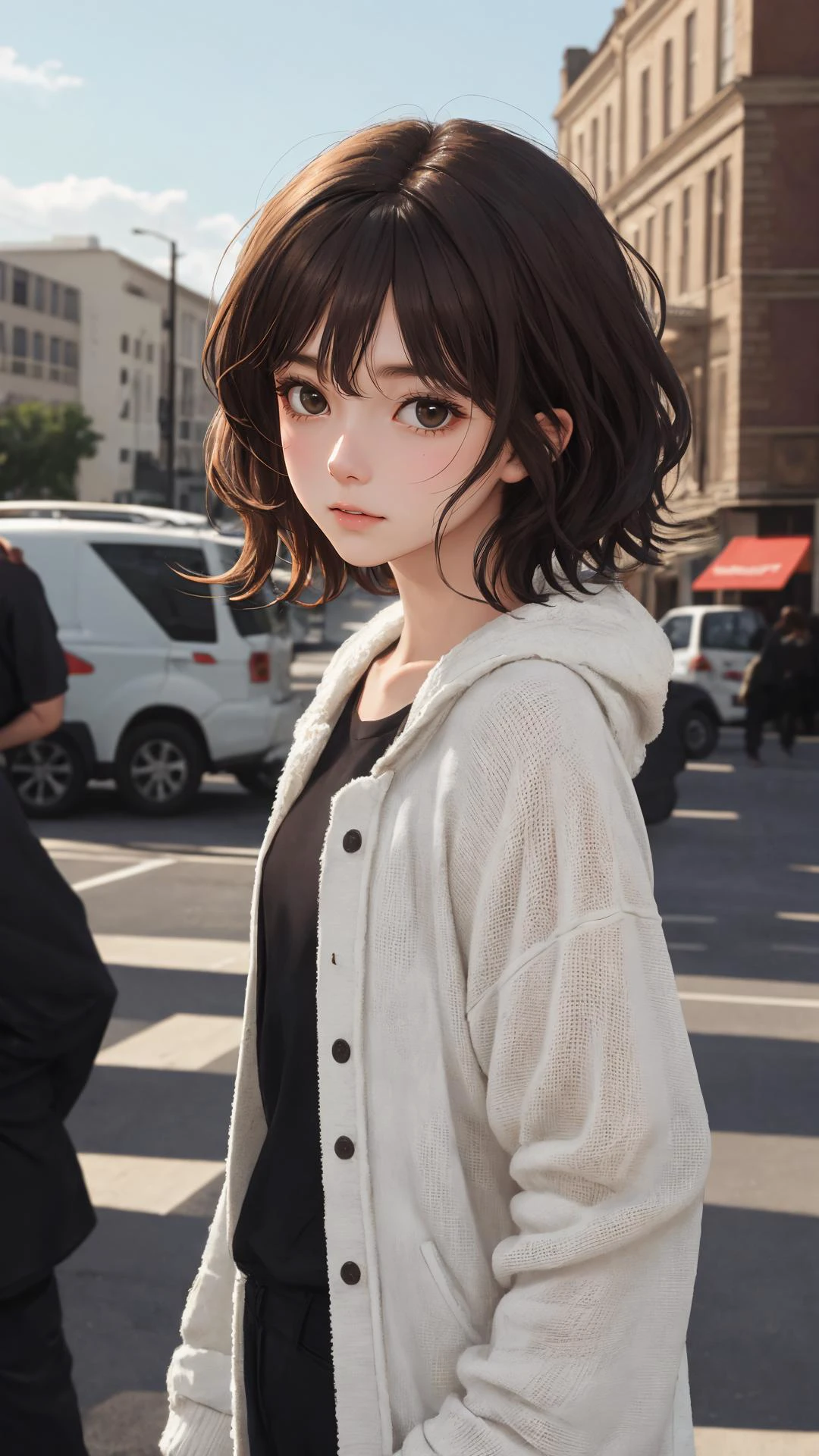 (masterpiece),
(best quality),
looking at viewer,
(wavy hair:0.9),
1girl,
{day|night|dwan},
{black eyes|dark brown eyes},
{black hair|dark brown hair|dark hair},
{long hair|medium hair|short hair},
{cinema|town|grass|mountain|river|indoors|outdoors},
{upper body|cowboy shot},
{medium brest|large breasts|small breasts},