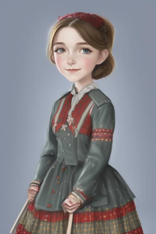 (sks), traditional scandanavian dress, art by Jungmin Jin dospi, artstation