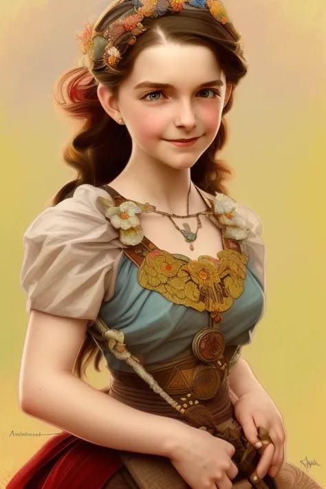 (sks), traditional scandanavian dress, d & d, fantasy, intricate, elegant, highly detailed, colorful, vivid color, digital painting, artstation, concept art, art by artgerm and greg rutkowski and alphonse mucha and ruan jia