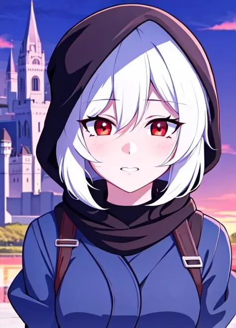 (detailed top of a castle background), masterpiece, best quality, Rogue_Kiriko, white_hair, red_eyes,1girl,
<lora:Rogue_Kiriko-15:0.7>