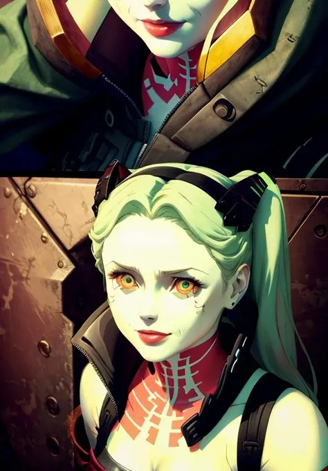 <lora:cyberpunk_edgerunners:0.7>, Rebecca, 1girl, solo, portrait, smile,, (masterpiece, best quality, absurdres, detailed, ultra-detailed:1.3), (highly detailed, high quality:1.3)
