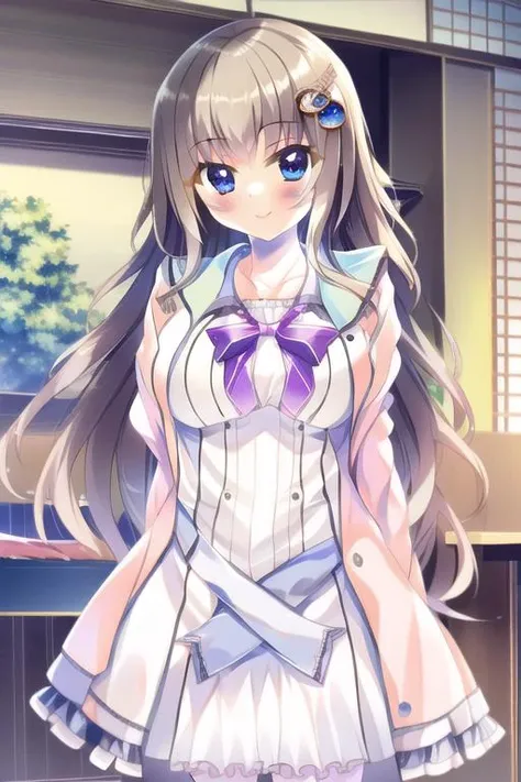 ((masterpiece)),(((best quality))),(frills),((1girl)), <lora:Miyako kujo:1>,Miyako kujo