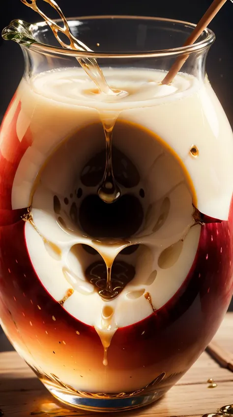 <lora:WrongHole:1>WrongHole apple juice, (Masterpiece:1.3) (best quality:1.2) (high quality:1.1)