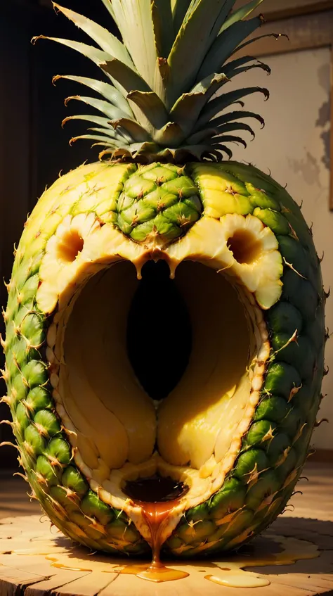 <lora:WrongHole:1>WrongHole pineapple, (Masterpiece:1.3) (best quality:1.2) (high quality:1.1)