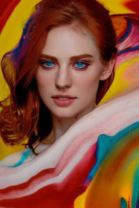 full color photo of skswoman,
 <lora:Deborah Ann WollV2:1> <lora:Style-PsychedelicFluids-lawine:1>