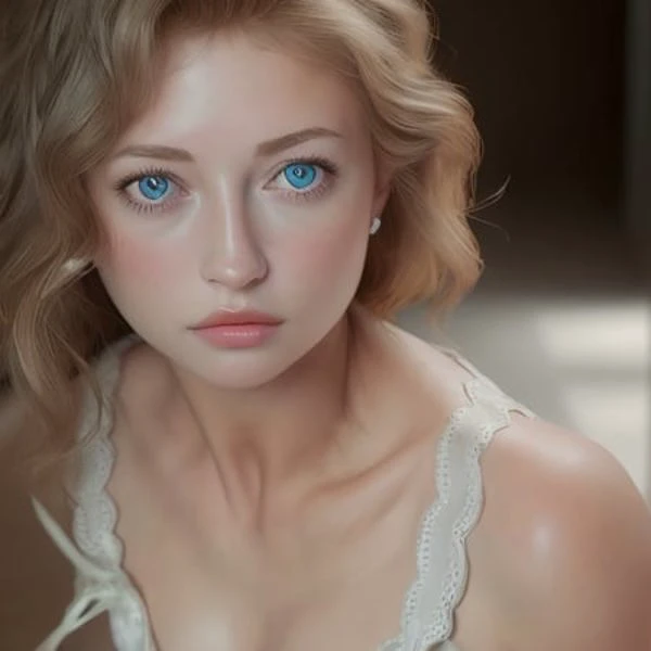 ((masterpiece)), (best quality), perfect anatomy, highres, detailed, (8k), photorealistic, best quality, ultra highres, photorealistic, 8K, RAW photo, 
1girl face  <lora:rebecca-wife:1> rebecca blonde, white dress