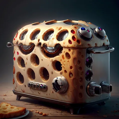 <lora:TrypophobiaAI-000008:.9>, TrypophobiaAI toaster