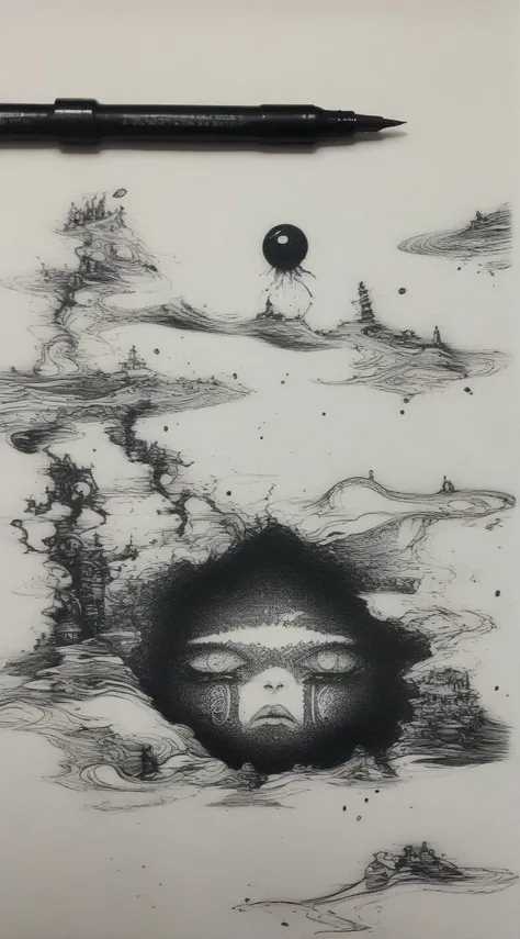 absurda error sketch lovers black ink <lora:absurda:1>