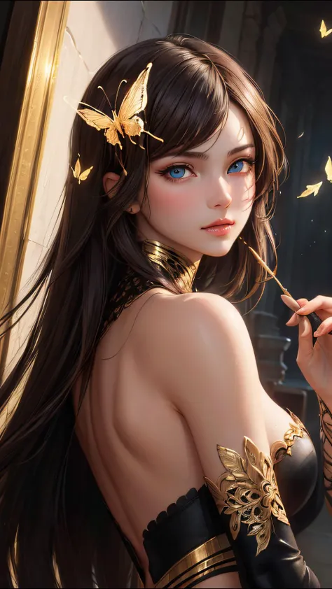 best quality, super fine, 16k, incredibly absurdres, extremely detailed, delicate, flashy and dynamic depiction, a wonderful painting reflected in your eyes, mysterious world