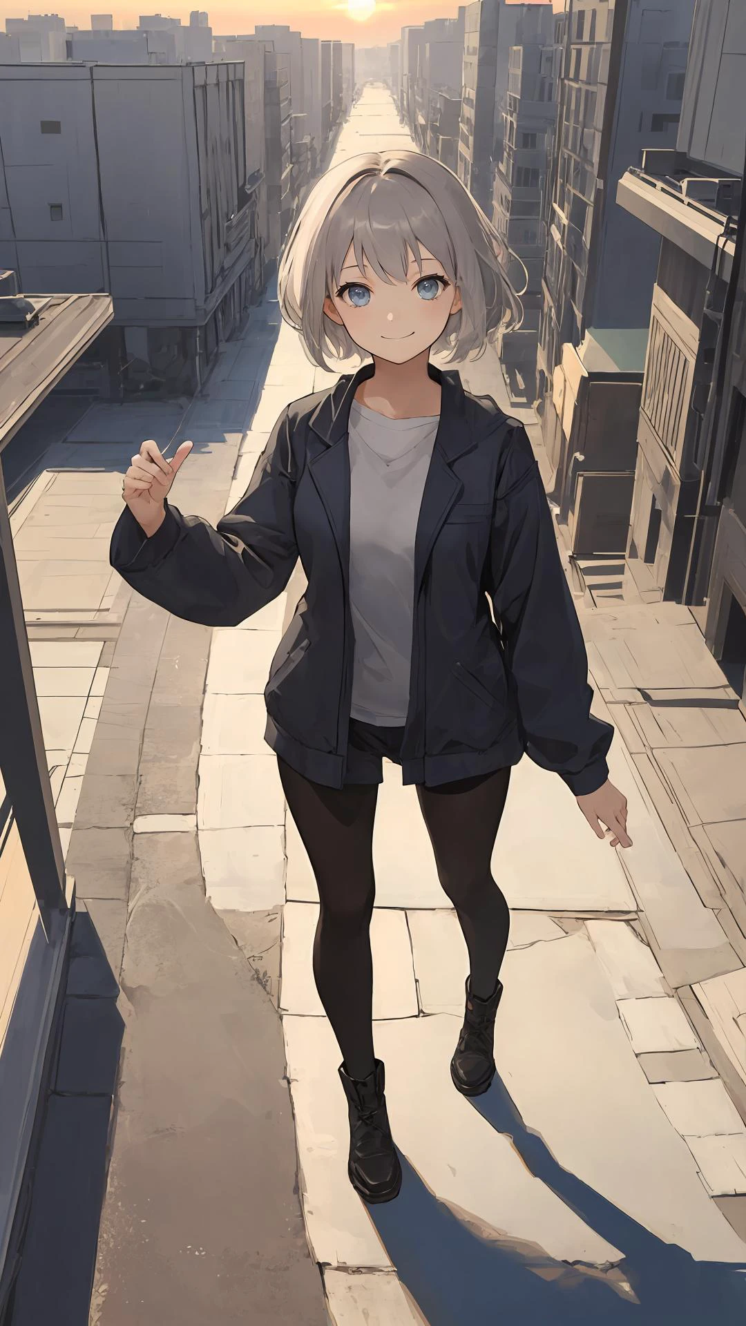 (masterpiece,best quality), on front, 1girl, top view,
looking at viewer, full body, outdoors,
{fantasy|modern|science fiction},
{long hair|short hair}, (wavy hair:0.8),
{dawn|night},
{blue eyes|black eyes|grey eyes},
{shy|happy|sad|smile},