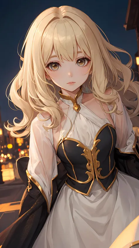 {Voluminous updo|natural wavy|upd|pixie cut}, looking at viewer, (cinematic:0.7), depth of field,
masterpiece, best quality, outdoors, night, (character on front:1.3),
ivory hair, gold eyes,