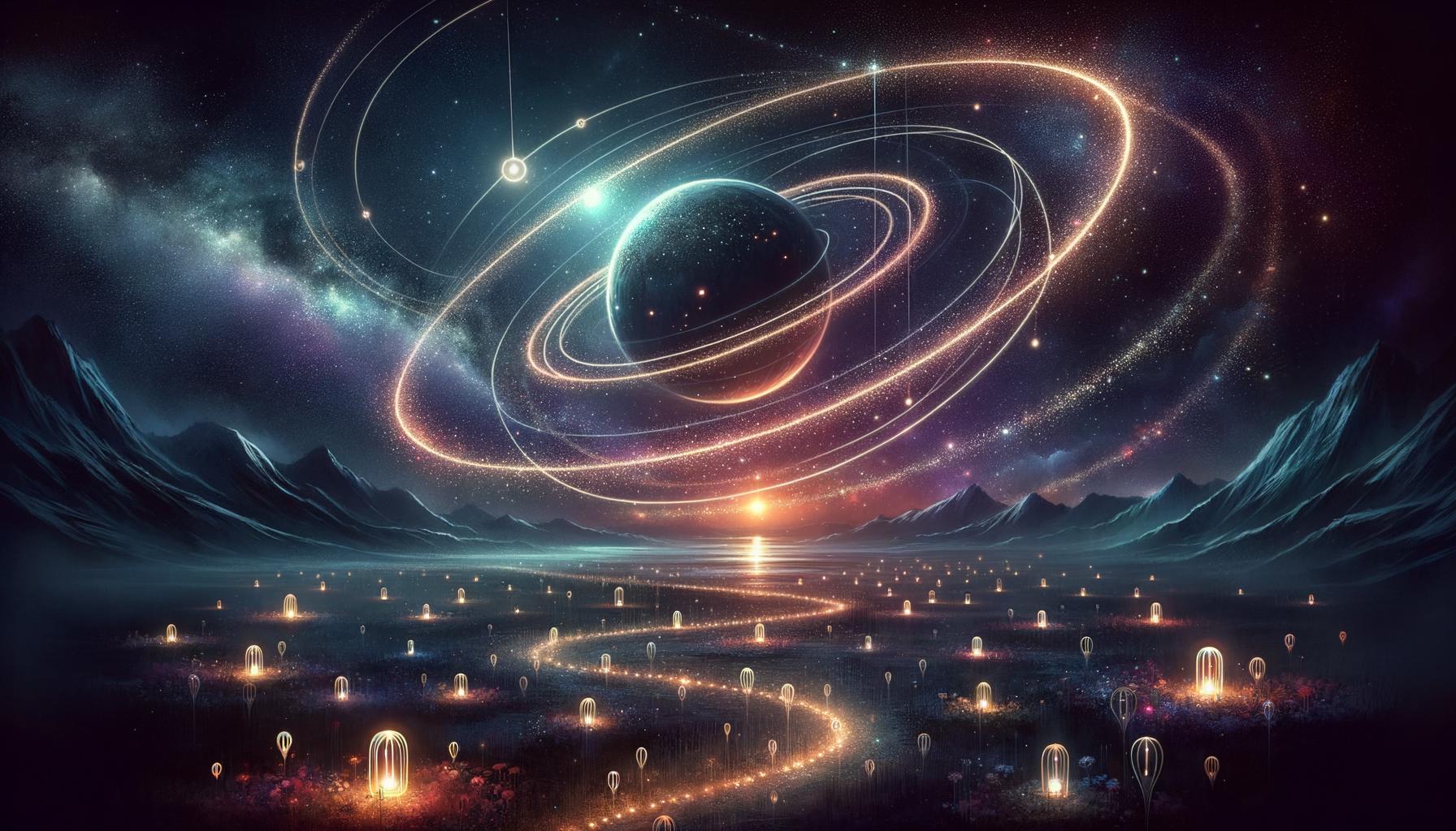 Orbiting Islet Rings Orbiting Islet Rings