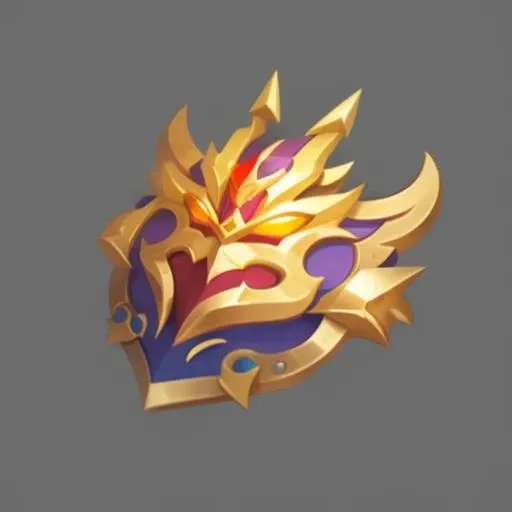 game icon institute,game icon,well-structured, HD, 2d, game item icon, future style,<lora:gameicon_lingpai_1:0.8> ,simple background,