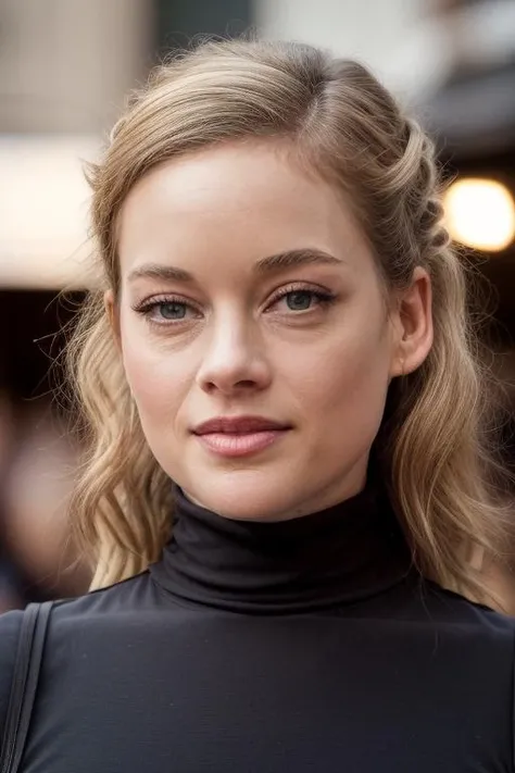 (portrait photo) of (jnlv woman:1.0), with beautiful hair, hair upsweep updo, as a movie star in a (movie premiere), premiere gala, (near a movie theatre), natural skin texture, (sexy tight white turtleneck dress), 24mm, 4k textures, soft cinematic light, adobe lightroom, photolab, hdr, intricate, elegant, highly detailed, sharp focus, ((((cinematic look)))), soothing tones, insane details, intricate details, hyperdetailed, low contrast, soft cinematic light, exposure blend, hdr, faded, (paparazzi in background), ((looking at viewer:1.1))      <lora:JaneLevyWollDogu_jnlv:1>